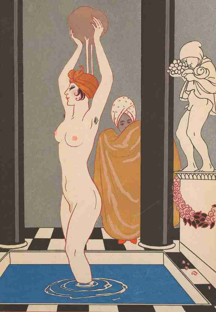 Barbier George manieres daujourdhui 1912 La Vasque A4 Photo Print