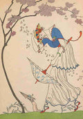 Barbier George manieres daujourdhui 1912 Le Coup de Vent A4 Photo Print