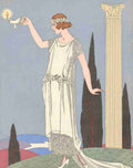 Barbier, George Gazette 1921, Psyche A4 Photo Print