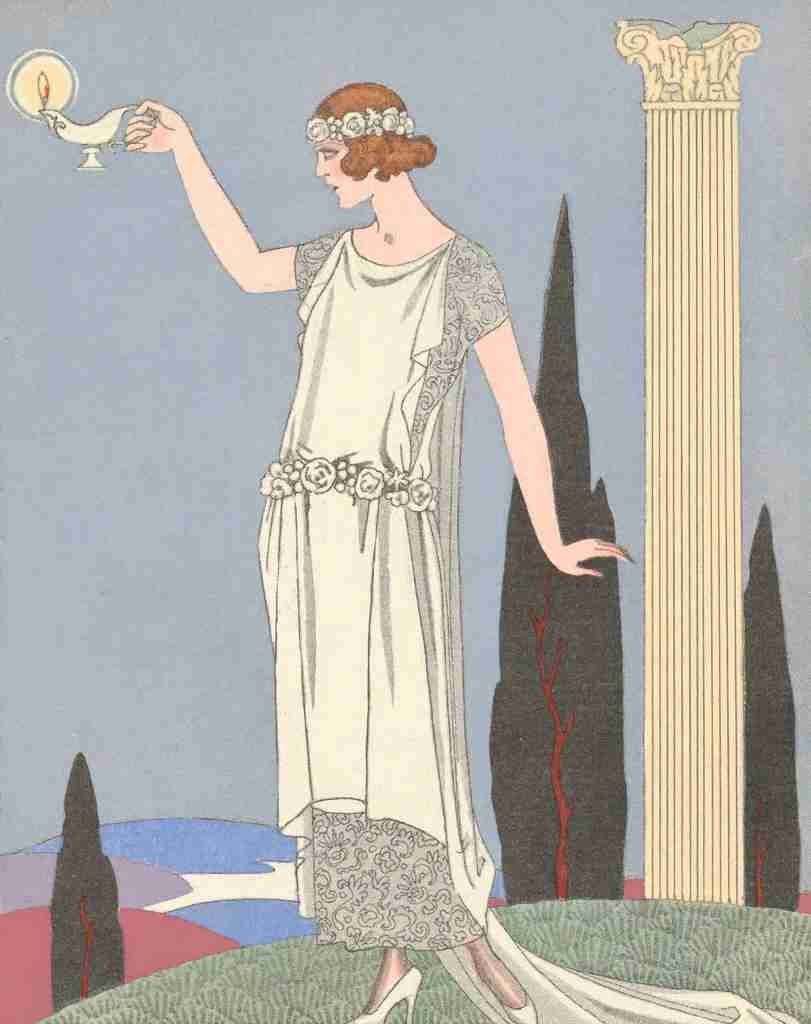 Barbier, George Gazette 1921, Psyche A4 Photo Print