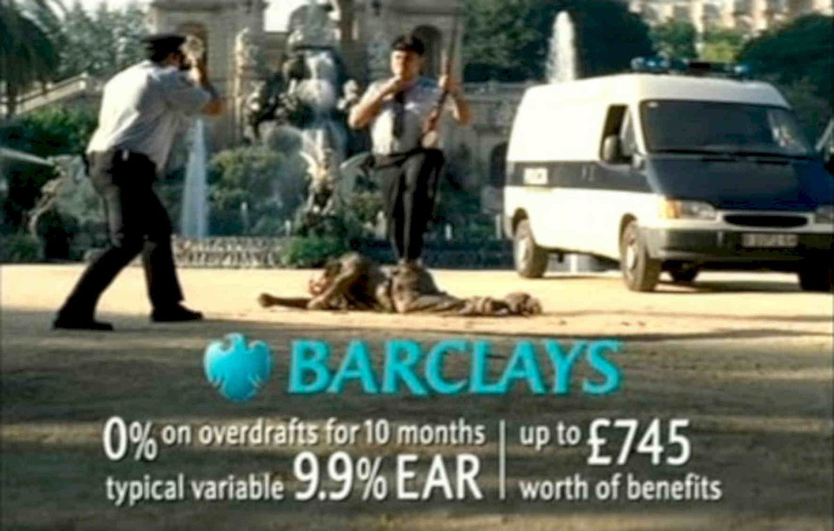Barclays Overdraft Paris Vintage Retro Advert Poster A4 Photo Print