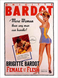 Bardot Female And The Flesh Movie Poster Vintage Retro Advert Poster A4 Photo P