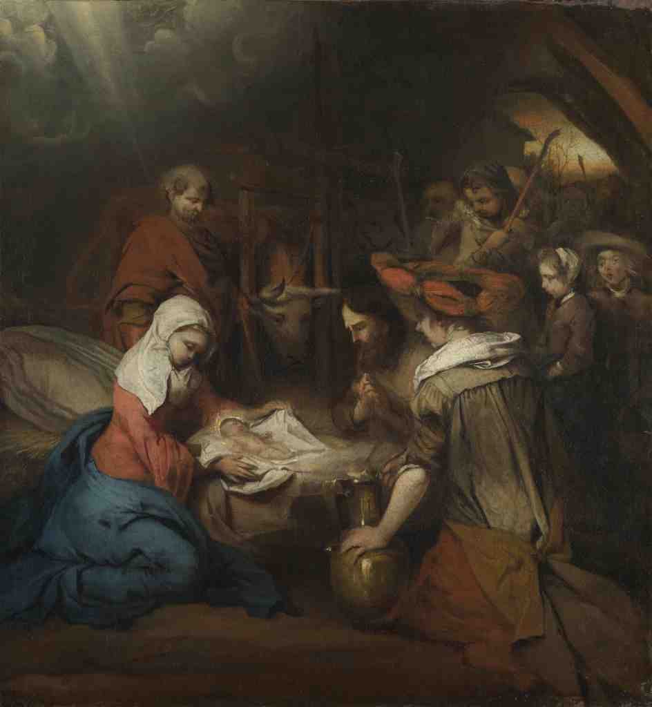 Barent Fabritius The Adoration of the Shepherds A4 Photo Print