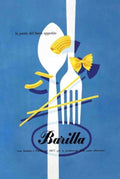 Barilla Pasta Shapes Vintage Retro Advert Poster A4 Photo Print