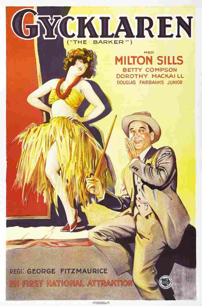 Barker The 1928 01 film star poster A4 Photo Print