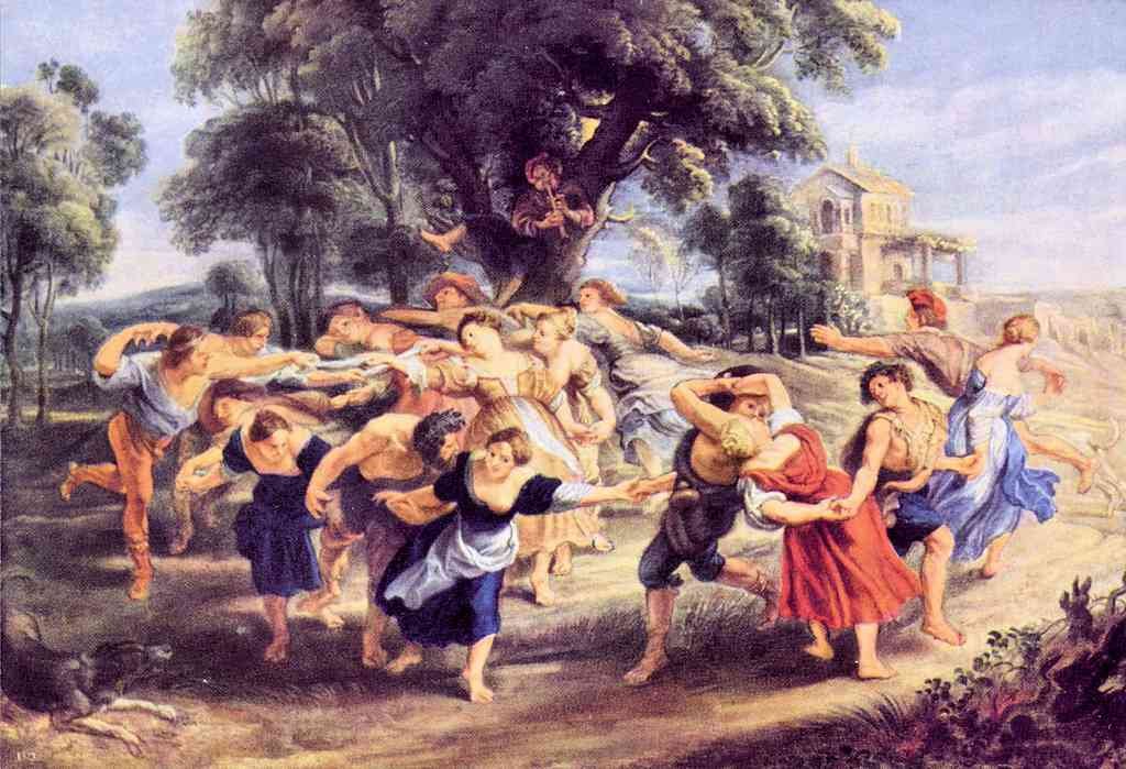 Barn Dance Rubens A4 Photo Print
