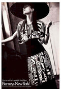 Barneys Geometric Dress Vintage Retro Advert Poster A4 Photo Print