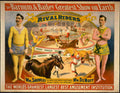 Barnum Rival Riders Vintage Retro Advert Poster A4 Photo Print