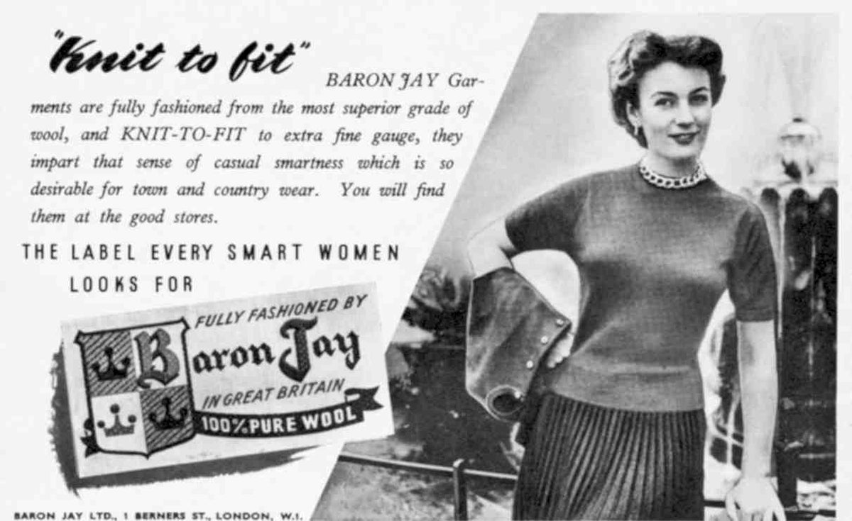 Baron Jay Sweater Vintage Retro Advert Poster A4 Photo Print