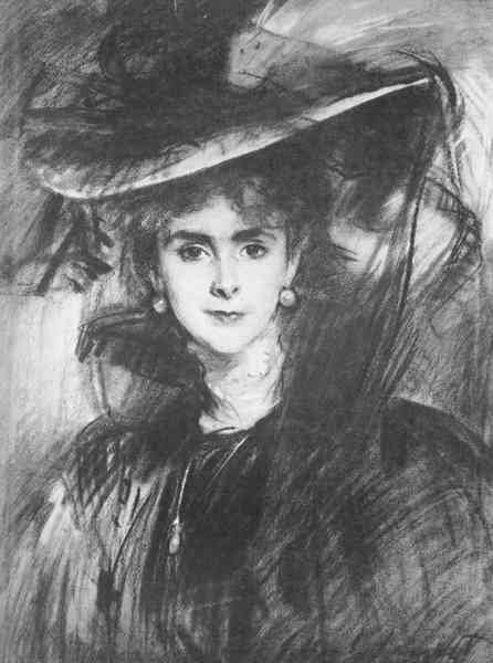 Baroness de Meyer by John Singer Sargent Impressionism American A4 Photo Print