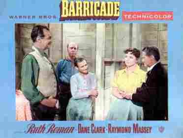 Barricade 1950 02 film star poster A4 Photo Print