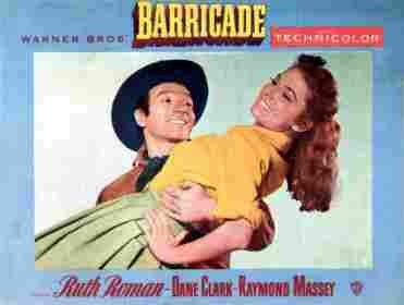 Barricade 1950 03 film star poster A4 Photo Print