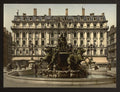 Bartholdi Fountain Lyons Vintage A4 Photo Print