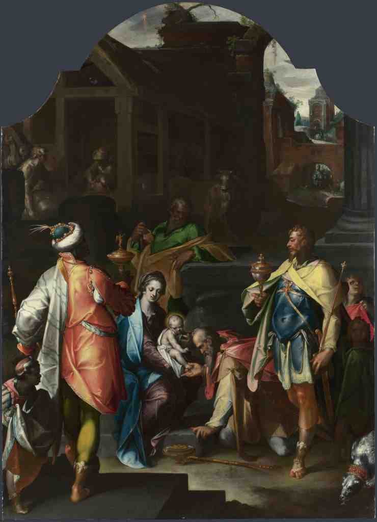 Bartholomaeus Spranger The Adoration of the Kings A4 Photo Print