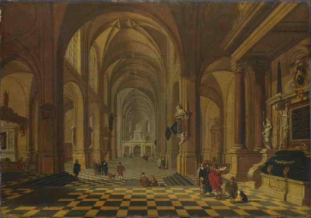 Bartholomeus van Bassen Interior of a Church A4 Photo Print