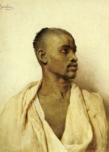 Bartolini Frederico Portrait Of An Arab Man A4 Photo Print