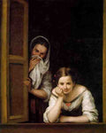 Bartolome Esteban Murillo A Girl And Her Duenna A4 Photo Print
