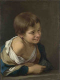 Bartolome Esteban Murillo A Peasant Boy leaning on a Sill A4 Photo Print