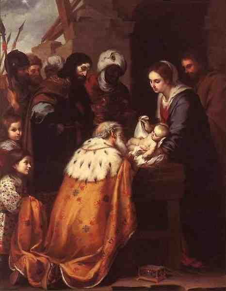 Bartolome Esteban Murillo Adoration Of The Magi A4 Photo Print