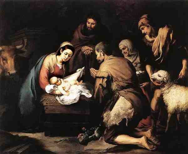Bartolome Esteban Murillo Adoration Of The Shepherds A4 Photo Print