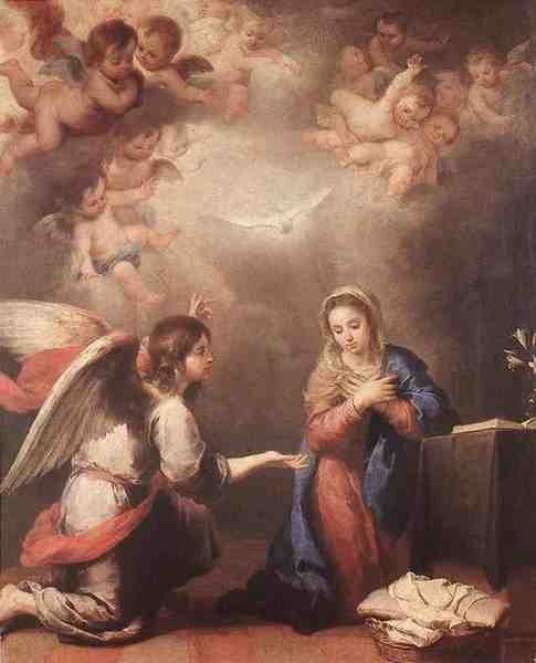 Bartolome Esteban Murillo Annunciation A4 Photo Print