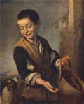 Bartolome Esteban Murillo Boy With A Dog A4 Photo Print