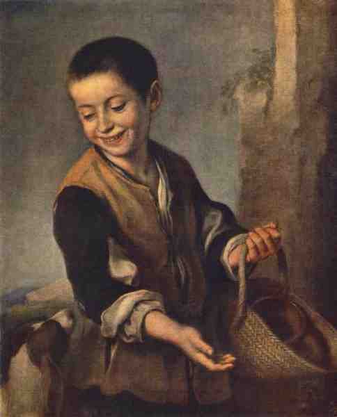 Bartolome Esteban Murillo Boy With A Dog A4 Photo Print