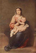 Bartolome Esteban Murillo Madonna And Child C1670 A4 Photo Print