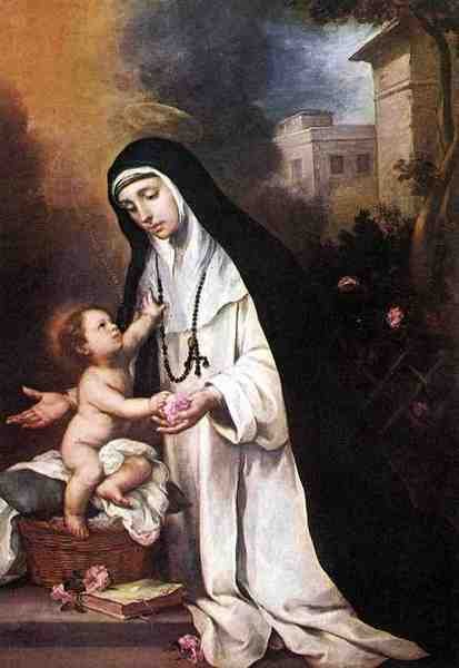 Bartolome Esteban Murillo St Rose Of Lima A4 Photo Print