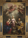 Bartolome Esteban Murillo The Heavenly and Earthly Trinities A4 Photo Print
