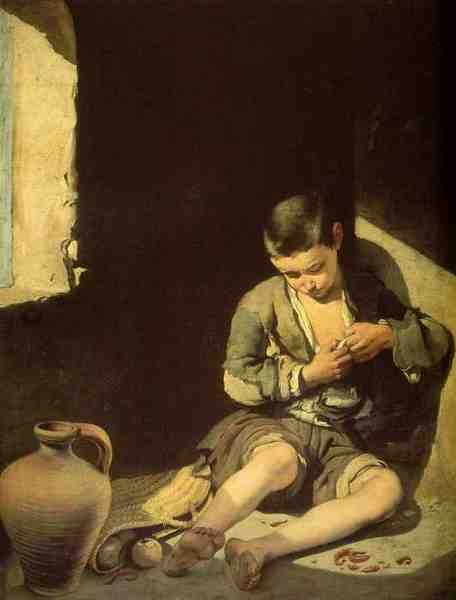 Bartolome Esteban Murillo The Young Beggar A4 Photo Print
