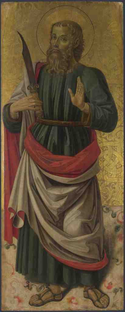 Bartolomeo Caporali Saint Bartholomew A4 Photo Print