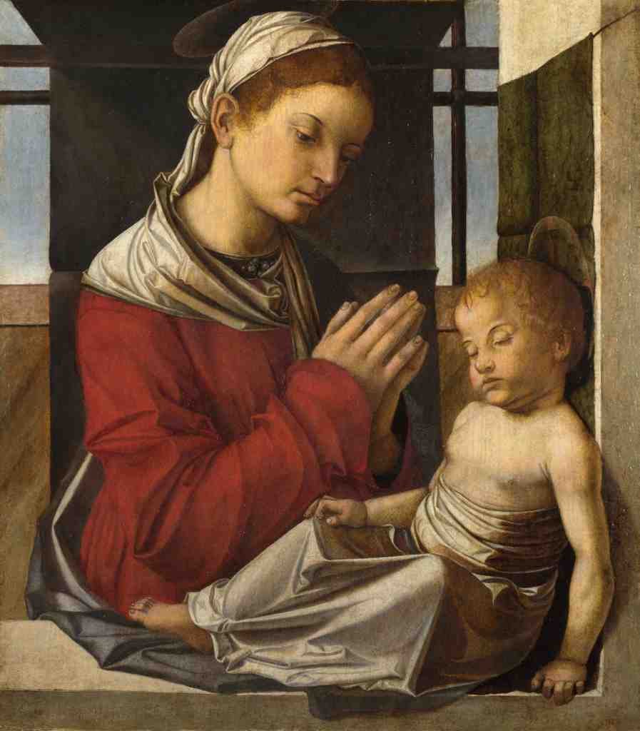 Bartolomeo Montagna The Virgin and Child A4 Photo Print