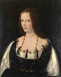 Bartolomeo Veneto Portrait of a Young Lady A4 Photo Print