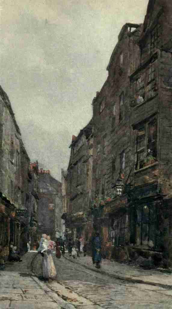 Barton Rose 1856 1929 Familiar London 1904 Cloth Alley Smithfield A4 Photo Print
