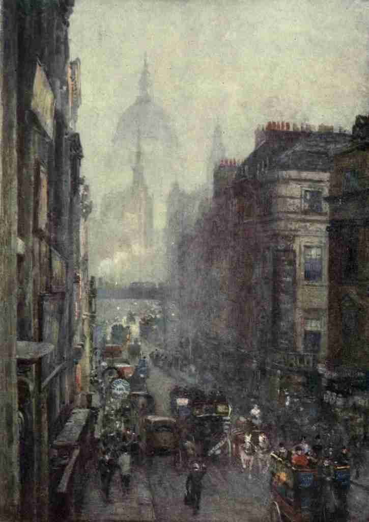 Barton Rose 1856 1929 Familiar London 1904 Fleet Street A4 Photo Print