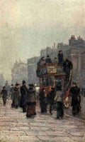 Barton Rose 1856 1929 Familiar London 1904 Hammersmith Bus A4 Photo Print