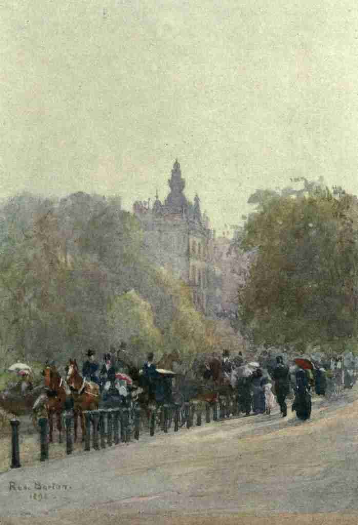 Barton Rose 1856 1929 Familiar London 1904 Hyde Park A4 Photo Print