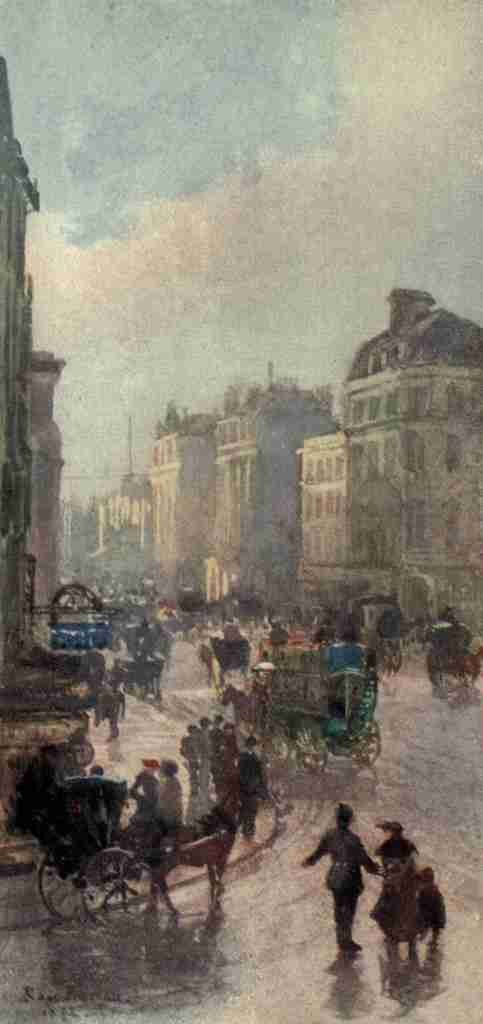 Barton Rose 1856 1929 Familiar London 1904 Oxford Street A4 Photo Print
