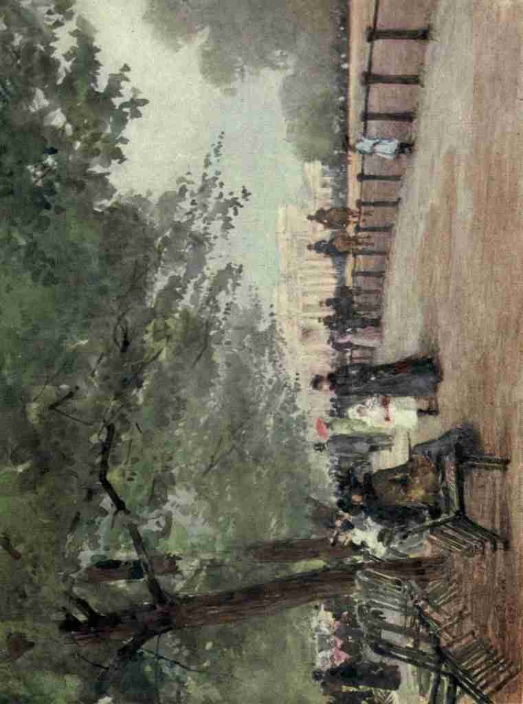 Barton Rose 1856 1929 Familiar London 1904 The Row Hyde Park Vintage A4 Photo Print