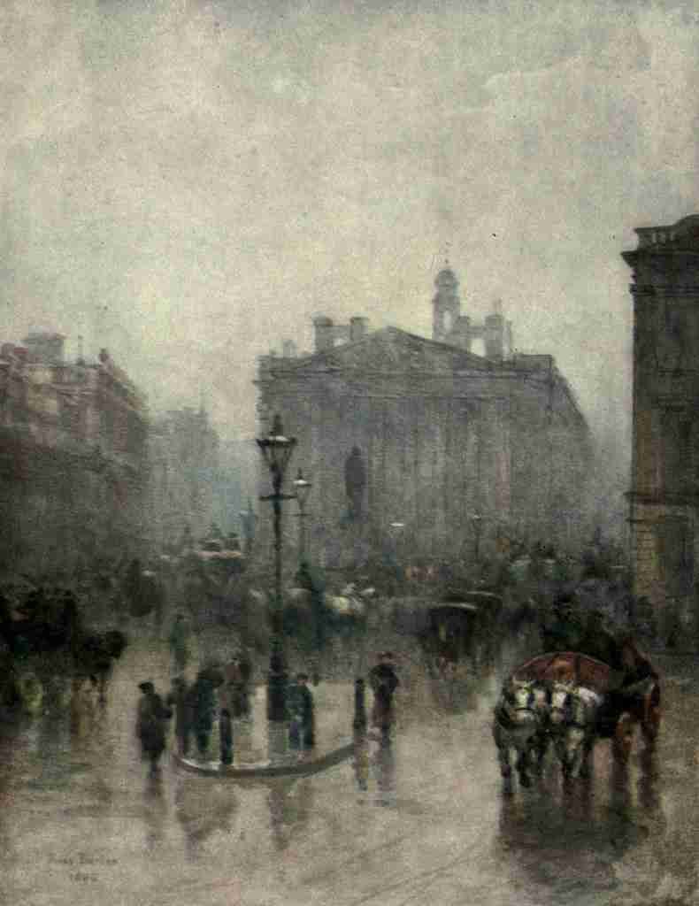 Barton Rose 1856 1929 Familiar London 1904 The Royal Exchange Vintage A4 Photo Print