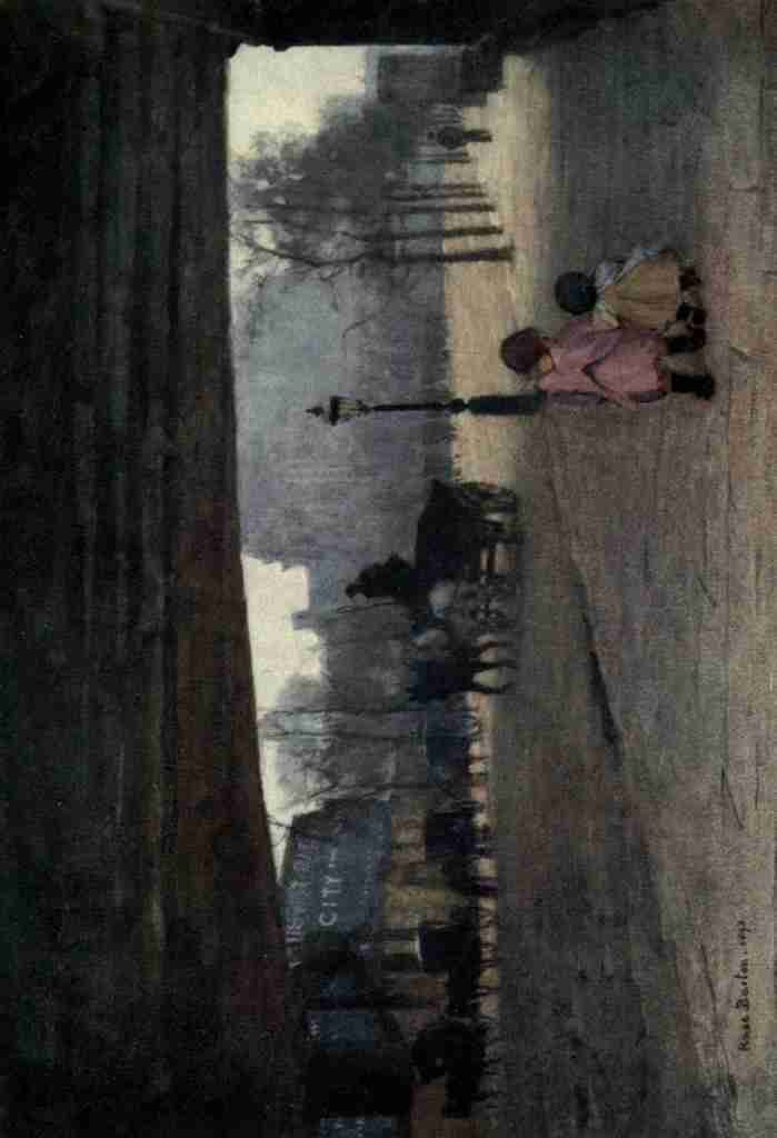 Barton Rose 1856 1929 Familiar London 1904 Under Hungerford Bridge A4 Photo Print