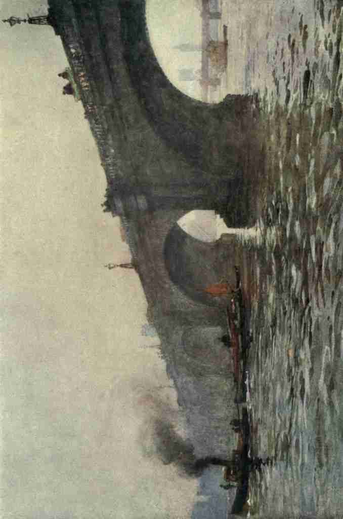 Barton Rose 1856 1929 Familiar London 1904 Waterloo Bridge A4 Photo Print