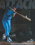 Baseball Attack Puma Vintage Retro Advert Poster A4 Photo Print