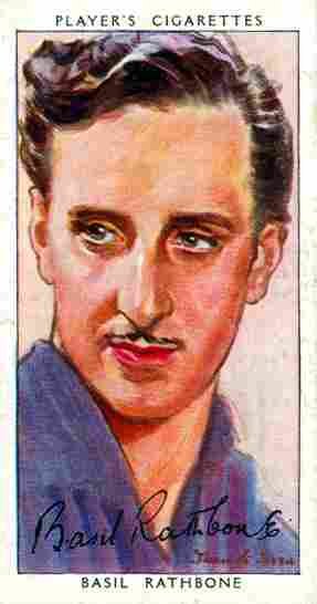 Basil Rathbone Cigarette Card 1 film star poster A4 Photo Print