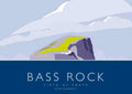 Bass Rock Forth Vintage Retro Advert Ads A4 Photo Print