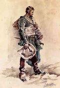 Bastida Joaquin Sorolla Y The Musketeer A4 Photo Print