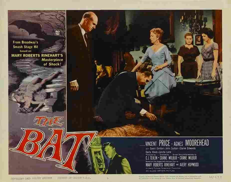 Bat The 1959 06 film star poster A4 Photo Print