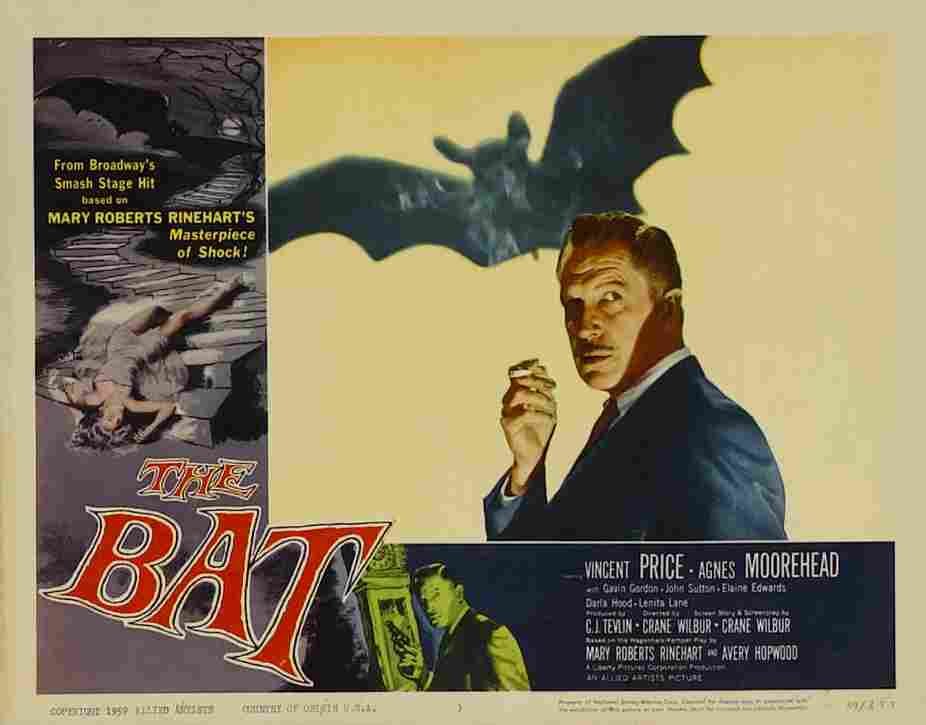 Bat The 1959 08 film star poster A4 Photo Print