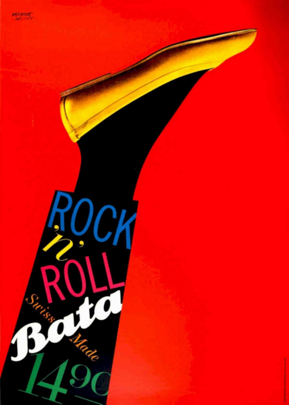 Bata Rock Roll Vintage Retro Advert Poster A4 Photo Print